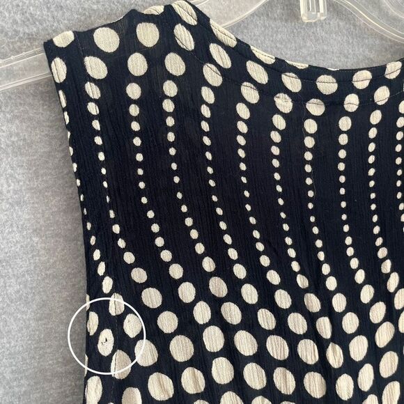 Vintage Gauze Rayon Tunic Womens Large Boho Hippie Sleeveless Button Up Vest - Picture 12 of 13